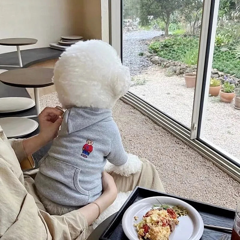 Felpe con cappuccio sottili per cani